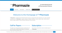 Desktop Screenshot of pharmazie.govi.de